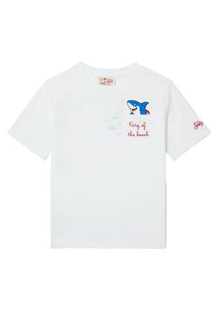 T-shirt Eddy con taschino e ricamo King Of The Beach SAINT BARTH KIDS | EDD000101948L